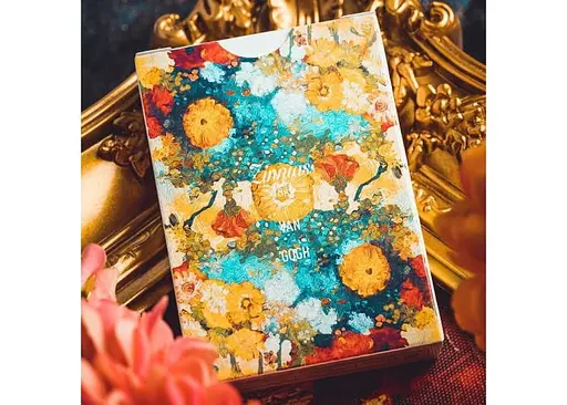 Карти гральні United States Playing Card Company Van Gogh Playing Cards - Zinnias Borderless - фото 4
