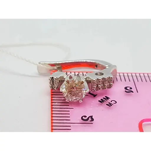 Золоті сережки Геліос з діамантами. Артикул 203184 - фото 5