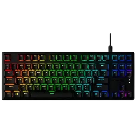 Клавіатура HyperX Alloy Origins Core PBT Red RGB Black (639N7AA)