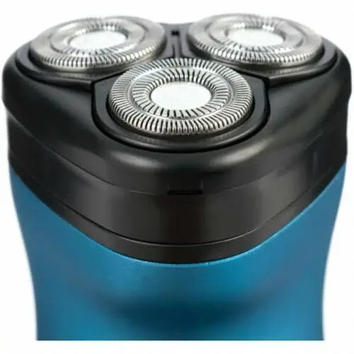 Електробритва Новий Харків НХ-8527 Fanat Silver, 6W, роторна, сухе гоління, 3 головки для гоління, подвійні леза, повторение контуров лица, індикатор роботи/включення, тример для скронь - фото 5