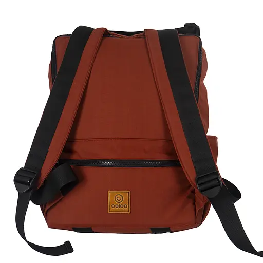 Рюкзак-антикрадій OOLOO Кенгуру mini 40x30x12 см, теракотовий 2249 - фото 3