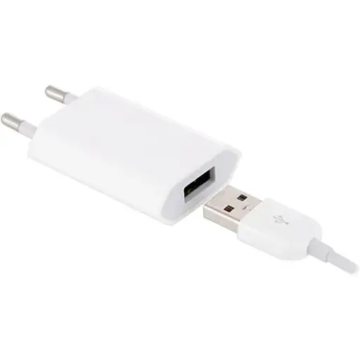 Сетевая зарядка с USB-входом Htc блок питания Зарядное устройство белое - фото 1