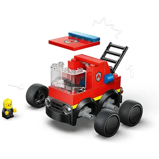 Конструктор LEGO City Автомобили Пожарная машина 67 деталей (60482) - фото 4