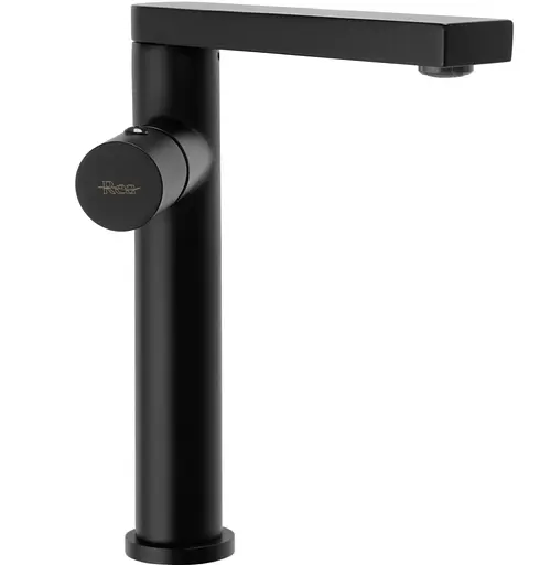 Змішувач для умивальника Rea Tap високий black REA-B2009 Чорний матовий - фото 1