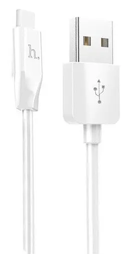Кабель Hoco X1 Rapid charging cable Type-C 1 метр білий - фото 1