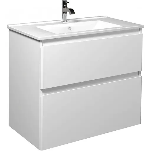 Тумба Мойдодир Палермо 80-U в ванну з умивальником SU-80 Білий - фото 1