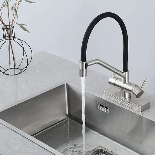 Змішувач для кухні Gappo з водоспадом G4098-5 - фото 4