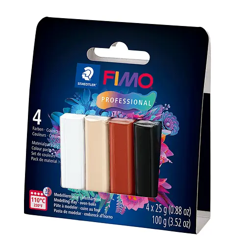 Набір пластики Professional Natural colours 4х25г Fimo