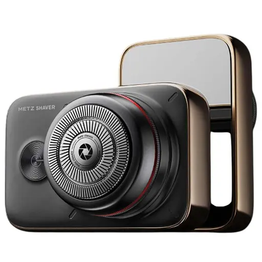 Електробритва Metz Camerist Shaver titanium gold with Bag MZDF013