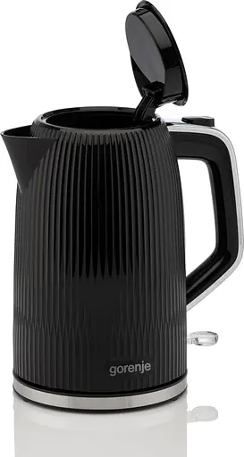 Gorenje Электрочайник 1.7л, Strix-контроль, черный матовый - фото 3