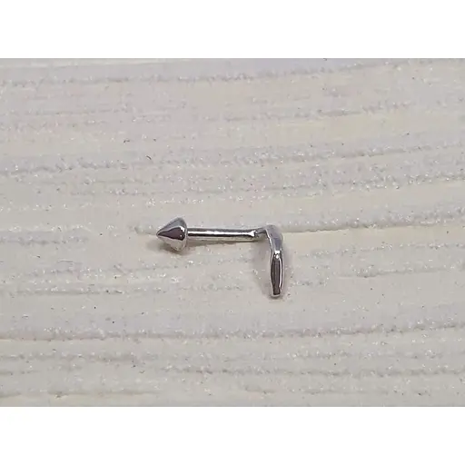 Срібна сережка-пірсинг в ніс Dear. 1020С - фото 2