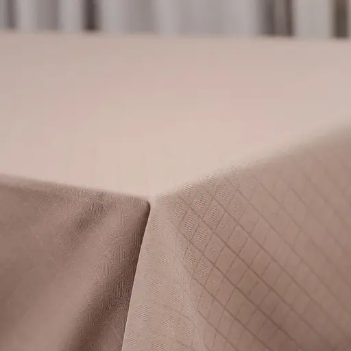 Скатертина водонепроникна Sonex Sienna 150х180 см бежева (SO102570) - фото 4