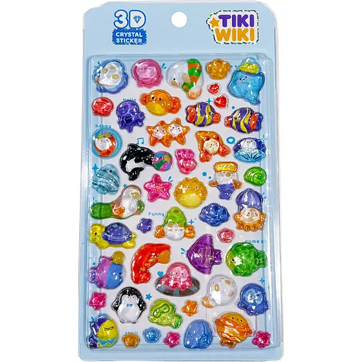 Набір 3D-наліпок Tiki Wiki Crystal Тікі океан (51366) - фото 1