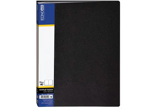 Папка з 40 файлами А4 E30604 Economix (4044572306043) Чорний - фото 1