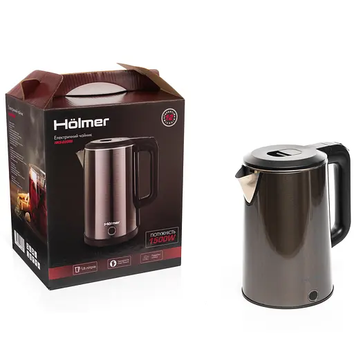 Электрочайник Hölmer 1.8 л 1500 Вт (HKS-220SS) - фото 8