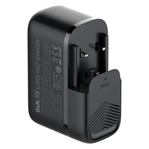 Мережевий зарядний пристрій адаптер живлення LDNIO Q366 3 порти 65 W - фото 4