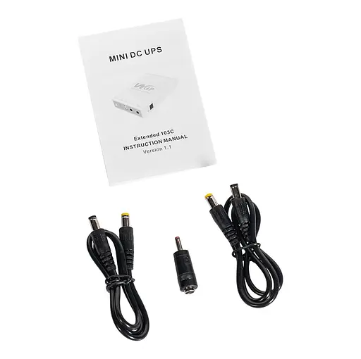 Комплект Mini UPS с блоком питания: источник бесперебойного питания Mini UPS WGP UPS103C 20000mAh 5V/12V/12V, Li-ion 4*5Ah, для роутера и оптического терминала и блок питания SPF-1202B 12V/2A (24W) (42-00260) - фото 8