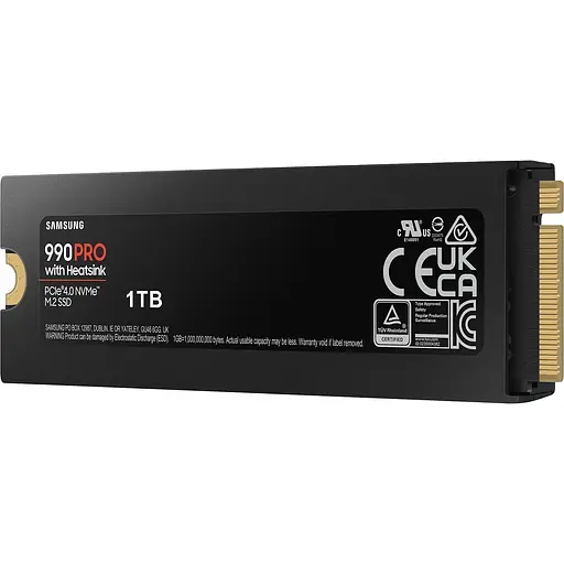 SSD накопичувач Samsung 990 PRO 1TB with Heatsink (MZ-V9P1T0CW) EU [142057] - фото 3
