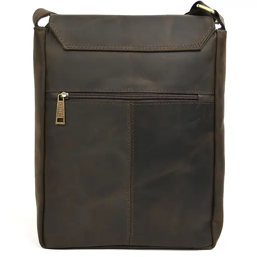 Чоловіча сумка А4 через плече із натуральної шкіри TARWA 33х26х8 см sum0028171 - фото 5