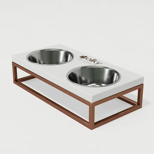 Hollky Base S — миски на підставці для маленьких собак та котів (2 × 0,45 л) - фото 8