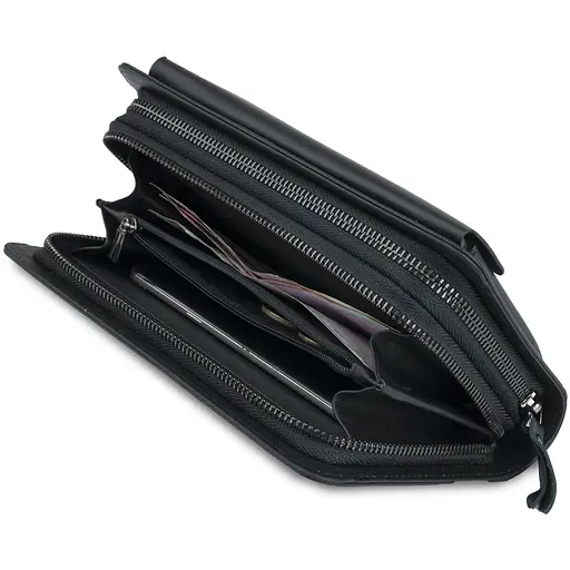 Чоловічий шкіряний клатч Vintage 11,5х21,5х4 см acs0018172 - фото 9