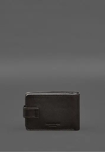 Кожаная обложка-портмоне для удостоверения участника боевых действий (УБД) Темно-коричневая - фото 6