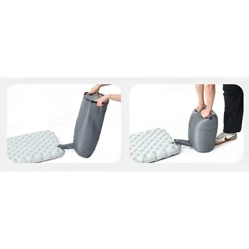 Гермомешок-насос универсальный для надувания матрасов и подушек Naturehike, серый - фото 2