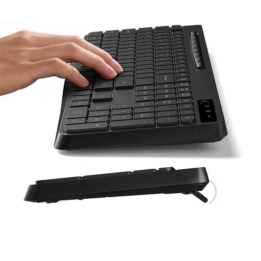 Бездротова клавіатура+миша WIWU KM-01 Office Black - фото 3