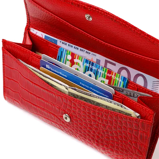 Жіночий шкіряний гаманець Canpellini 18х9х1 см acs0025544 - фото 4