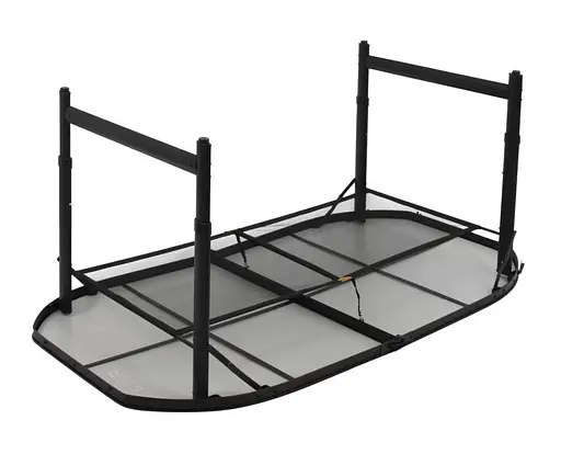 Стол Bo-Camp Northgate Oval 150x80 cm Black/Grey (1404188) - фото 5