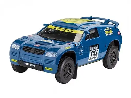 Конструктор Revell ралійного позашляховика Volkswagen Touareg 1:32 синій 06400 - фото 2