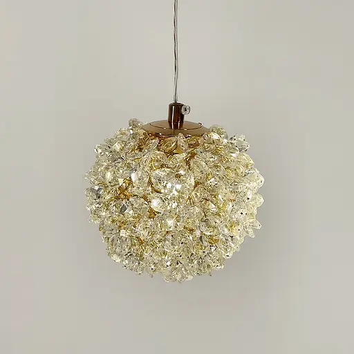 Підвісний світильник куля із декоративного каміння d13 см | Арт. A 886/1 FGD | Line F - фото 2