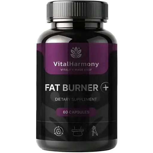 Нічний жироспалювач VitalHarmony Fat Burner Night 60 капсул - фото 1