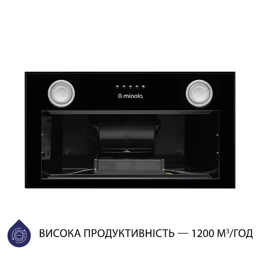 Витяжка повновбудована Minola HBI 5722 BL 1200 LED - фото 5