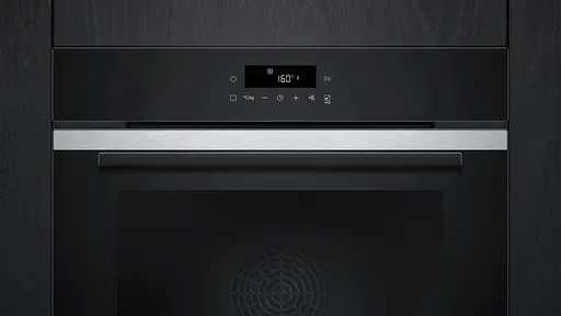 Духова шафа Siemens електрична 71 л, A+, дисплей, конвекція, піроліз, телескопічні направляючі, нержавіюча сталь - фото 2