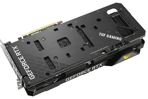 Видеокарта ASUS RTX 3060Ti 8Gb TUF Gaming OC LHR (TUF-RTX3060TI-O8G-V2-GAMING) (GDDR6, 256 bit, PCI-E v4.0 x16) Б/у - фото 4