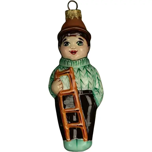 Ялинкова прикраса Різдвяні історії Ромчик-помічник скло (4820001154696)