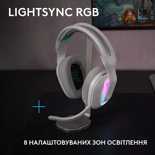 Гарнитура Logitech G522 LightSpeed ​​Wireless Gaming Headset White (981-001550) - фото 6