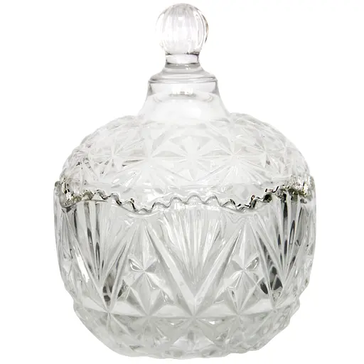 Емкость с крышкой стеклянная Crystal Vulcan 16 см в упаковке JXE-19 (83000019_JXE-19)