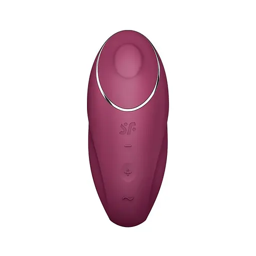 Вібратор для клітора Satisfyer Tap Climax 1 11 см бордовий - фото 4
