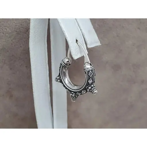 Срібна чоловіча моносережка Umax Козацька. 20519 - фото 3