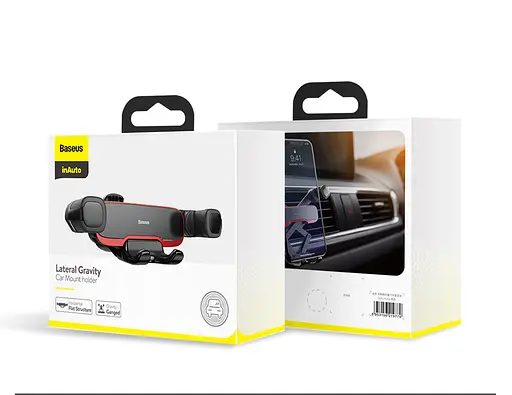 Холдер Baseus Mr Hui Gravity Car Mount Черный - фото 3