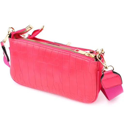 Женский двойной клатч Vintage из экокожи 22х13х4.5 см sum0027549 - фото 2