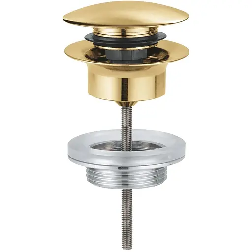 Донний клапан Grohe Click-Clack 65807GN0, Золотий - фото 1