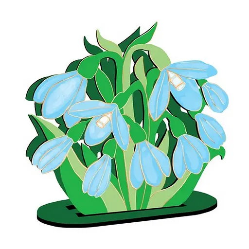 Дитячий набір для творчості "Snowdrops" Fabrika Decoru FDCKW-048 - фото 2