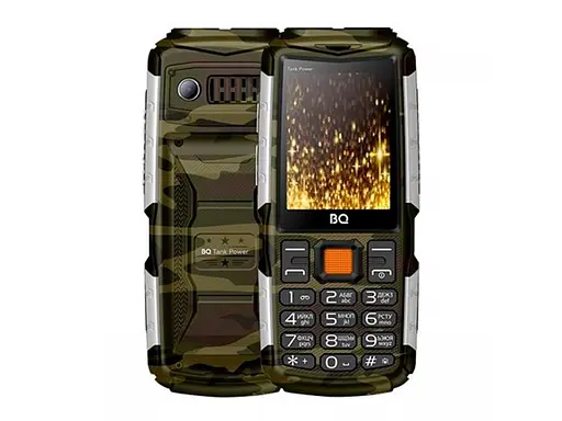 Протиударний кнопковий мобільний телефон Land Rover BQ-2430 Tank Power Camouflage 4000 мАг - фото 1