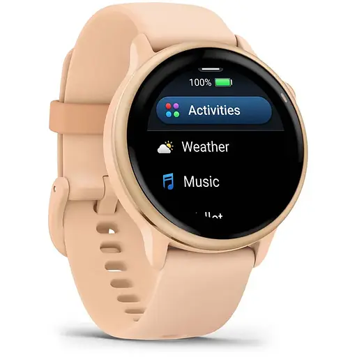 Смарт-часы Garmin Vivoactive 6 GPS Pink Dawn/P. Dawn Metallic - фото 2
