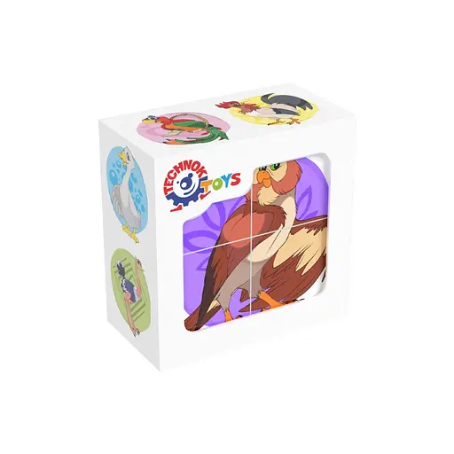 Развивающие кубики "Птицы" мал. ТехноК 1875TXK - фото 1