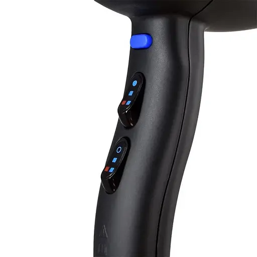 Фен стайлер Tecnodry Malice Ionic  2500ВТ Концетатор Дифузор Знімний фільтр 4 температурних режими Чорний - фото 3