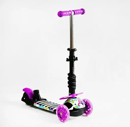 Самокат 51 Best Scooter L-S19029 фіолетовий - фото 2